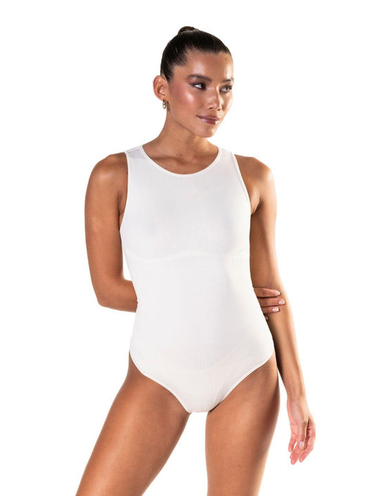 Round Neck Thong Bodysuit